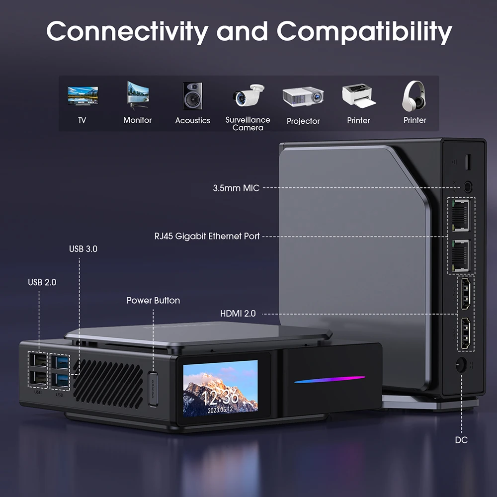 Kamrui mini pc s1 12th alder lake n97 win 11 16 гб ddr4 512 гб m - Фотография_2