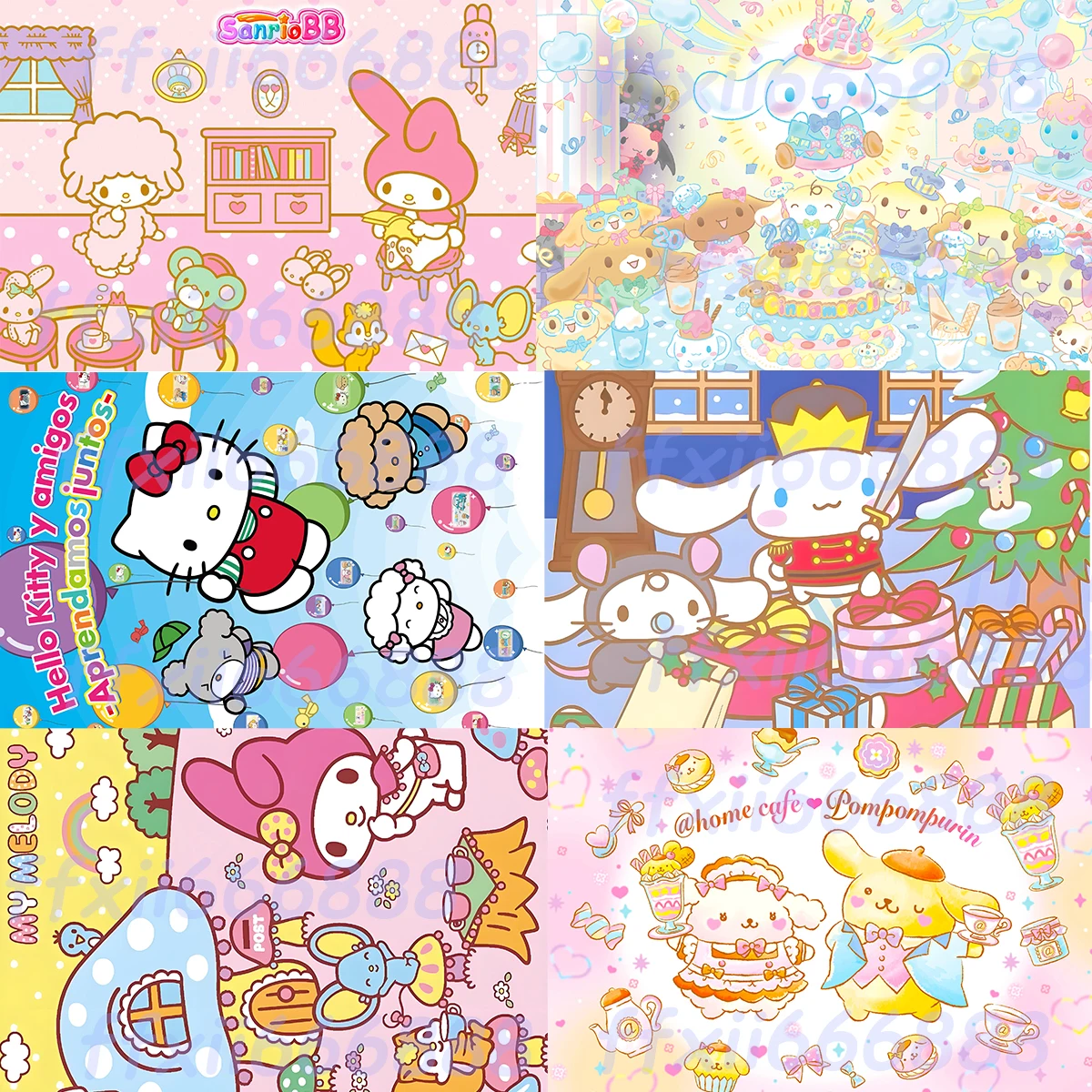 Sanrio hello kitty 108/200/300/500/1000 шт