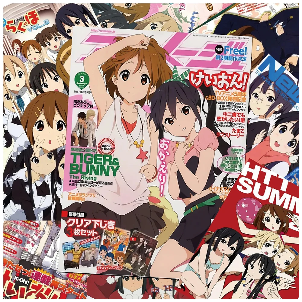 Милый аниме k-on！ плакат наклейки - Фотография_3