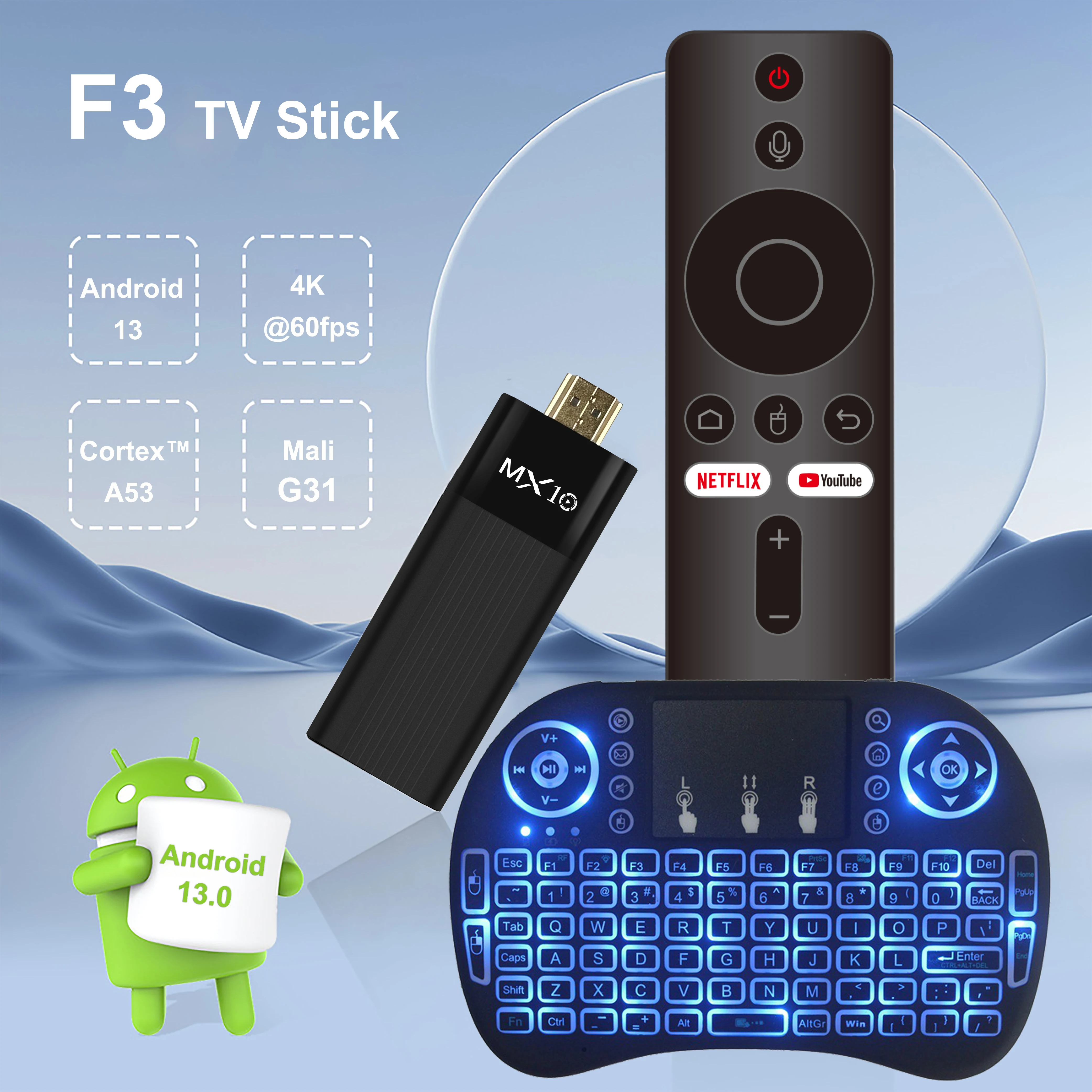 2,4g air mouse remote & fire
