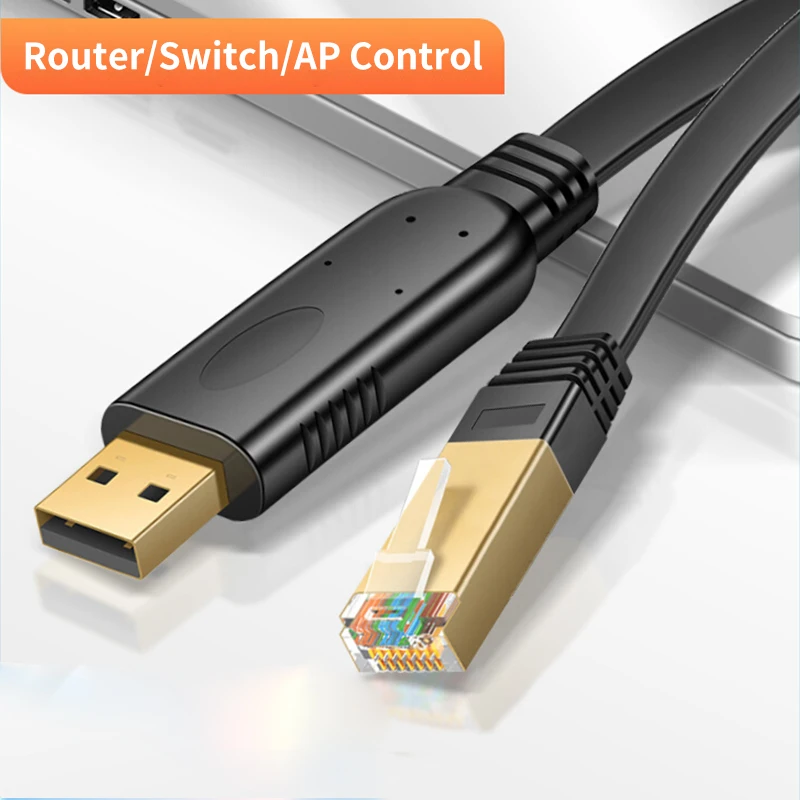 Консольный кабель usb-rj45 последовательный - Фотография_3