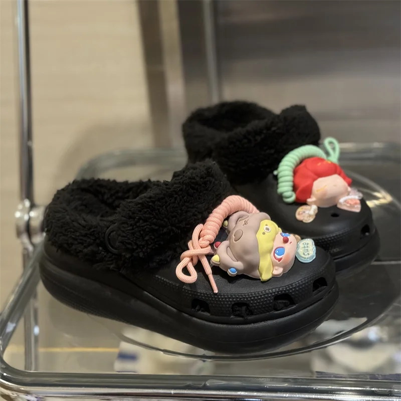 Утолщенные флисовые зимние бахилы