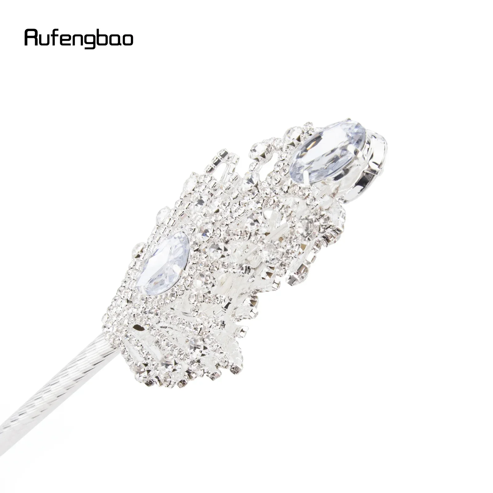 Белые ромбовидные короны из сплава - Фотография_5