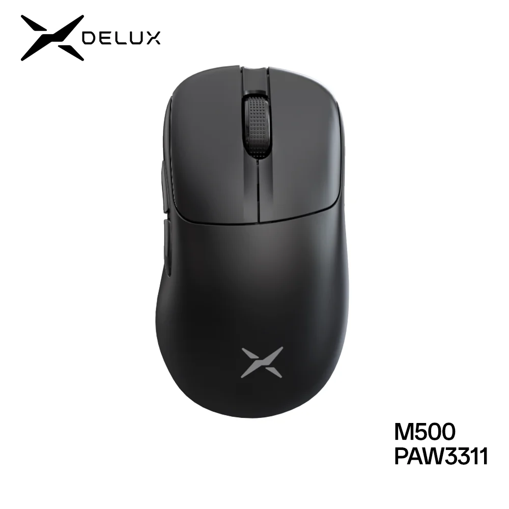 Беспроводная игровая мышь delux m500