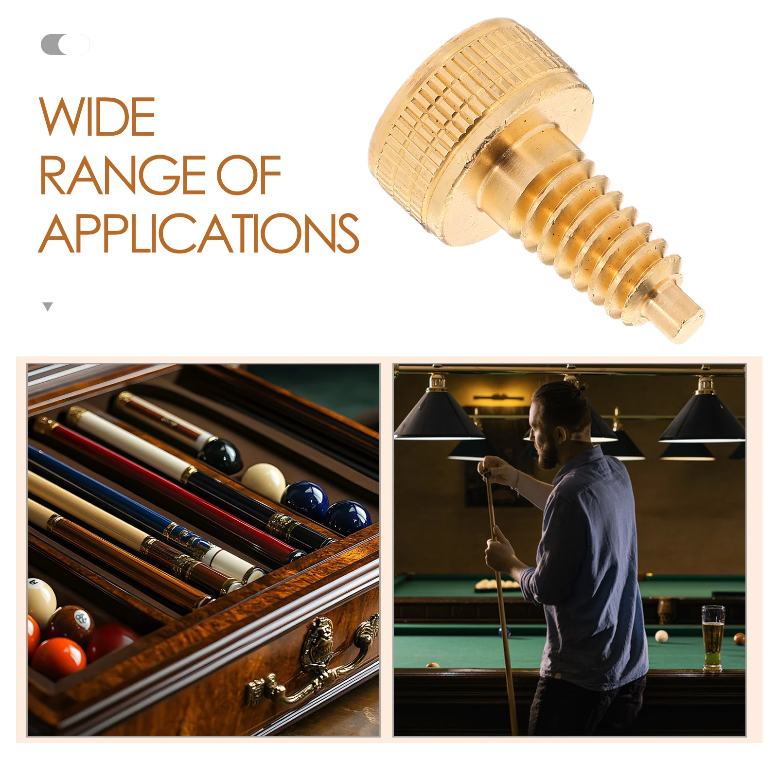 Латунный весовой винт для бильярдного кия - Фотография_5