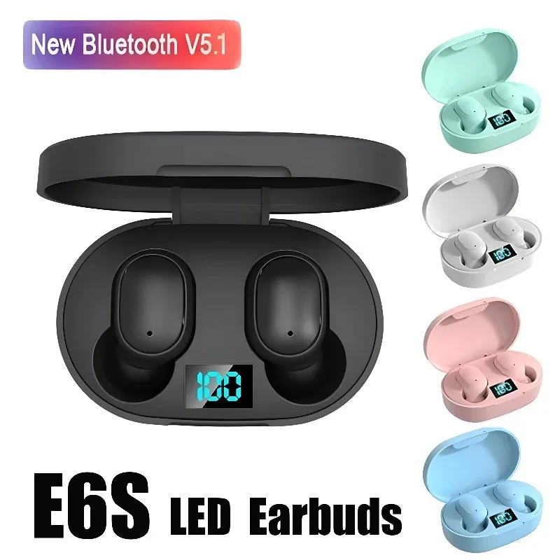 E6s tws беспроводные наушники спортивные водонепроницаемые bluetooth 5
