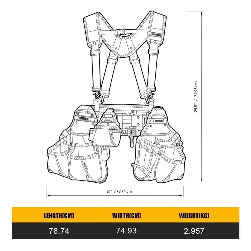 Toughbuilt tb-ct-101-5p 5pc pro - Фотография_3