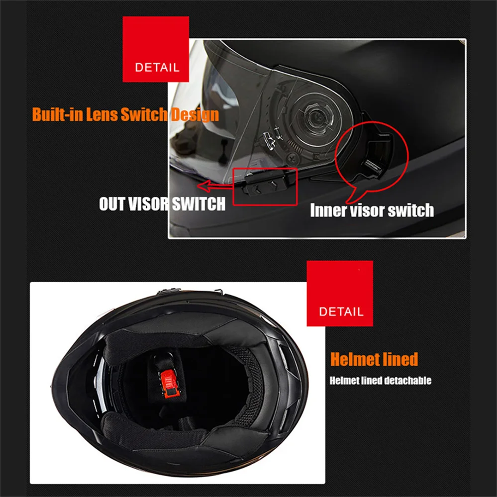 Полнолицевые мотоциклетные шлемы - Фотография_5