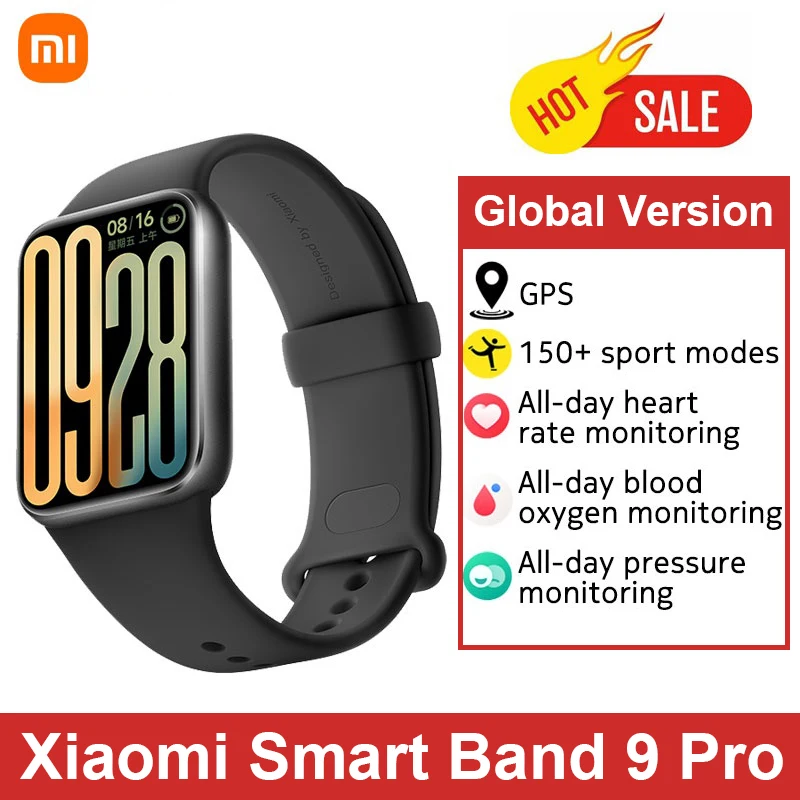 Глобальная версия xiaomi smart band 9 pro smartband 1