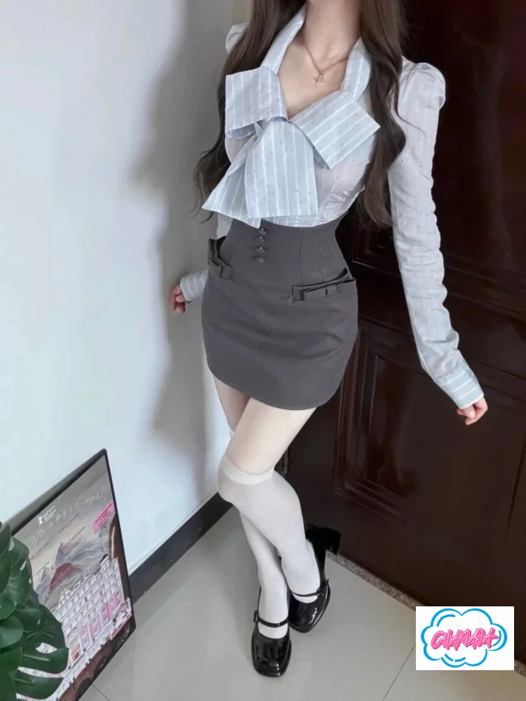 Корейский костюм в студенческом стиле - Фотография_3