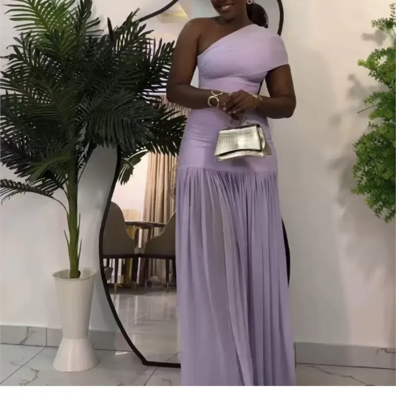 Женское длинное платье элегантное - Фотография_5