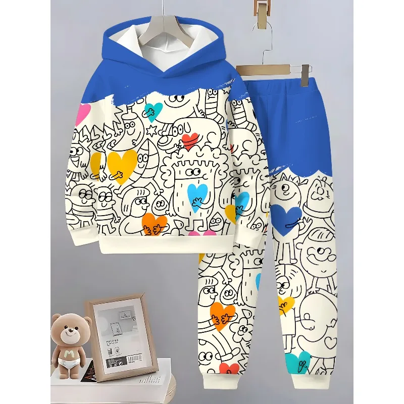 Модная толстовка с капюшоном и 3d принтом в стиле граффити