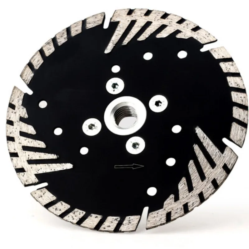 125 мм, алмазное турболезвие с наклонными защитными зубьями