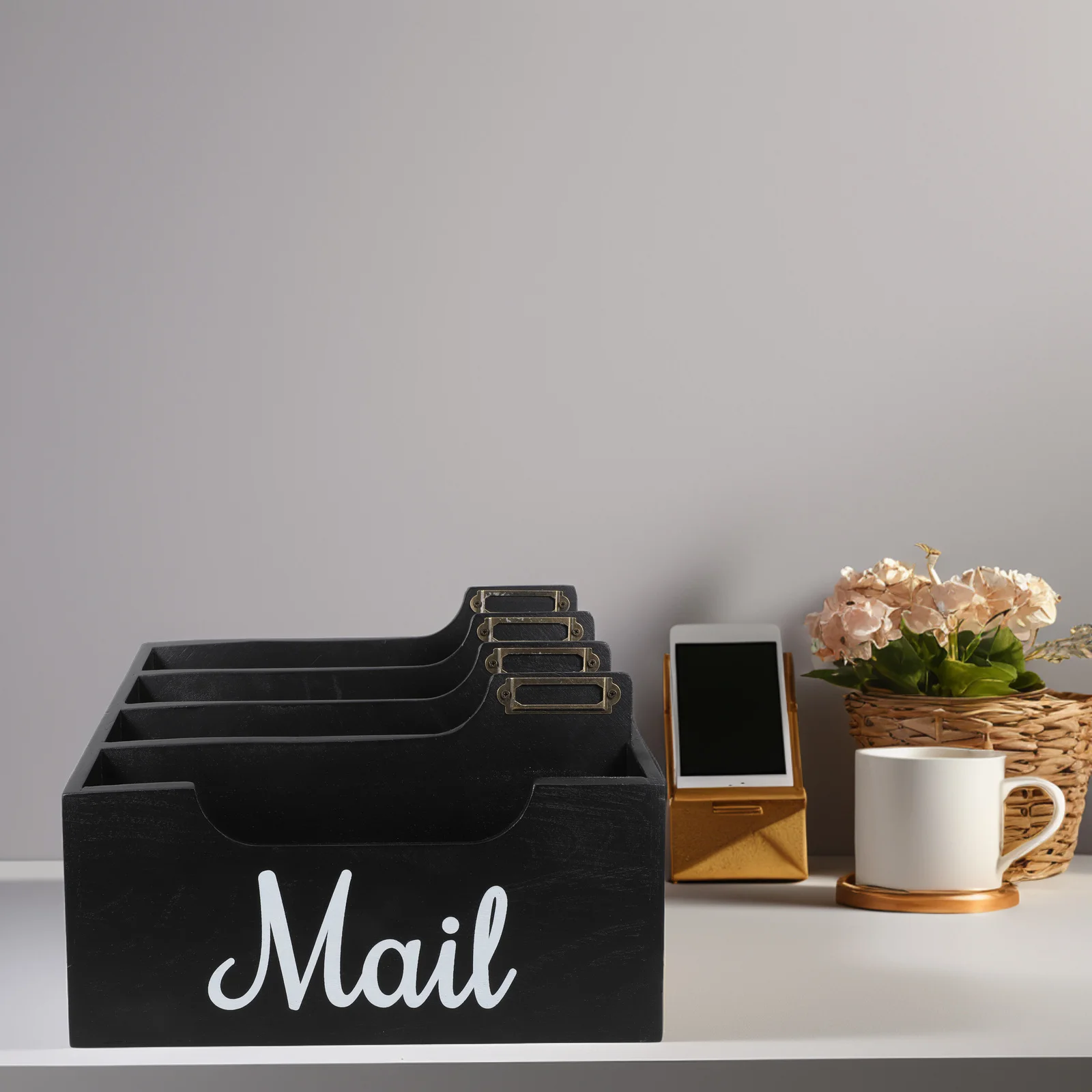 Деревянный сортировщик почты для стола - Фотография_4