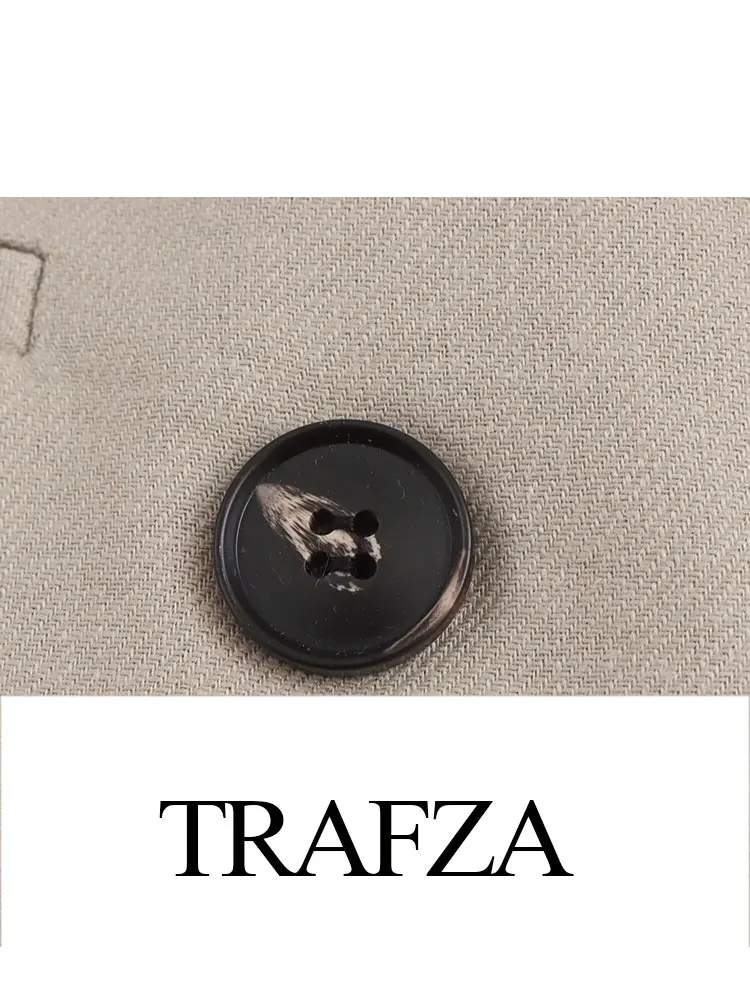 Женский короткий блейзер в стиле ретро trafza - Фотография_6