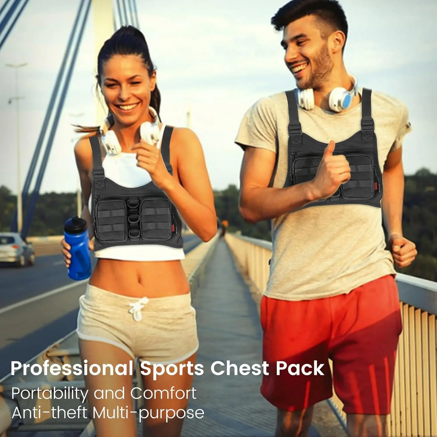 Спортивная нагрудная сумка gracetune - Фотография_2