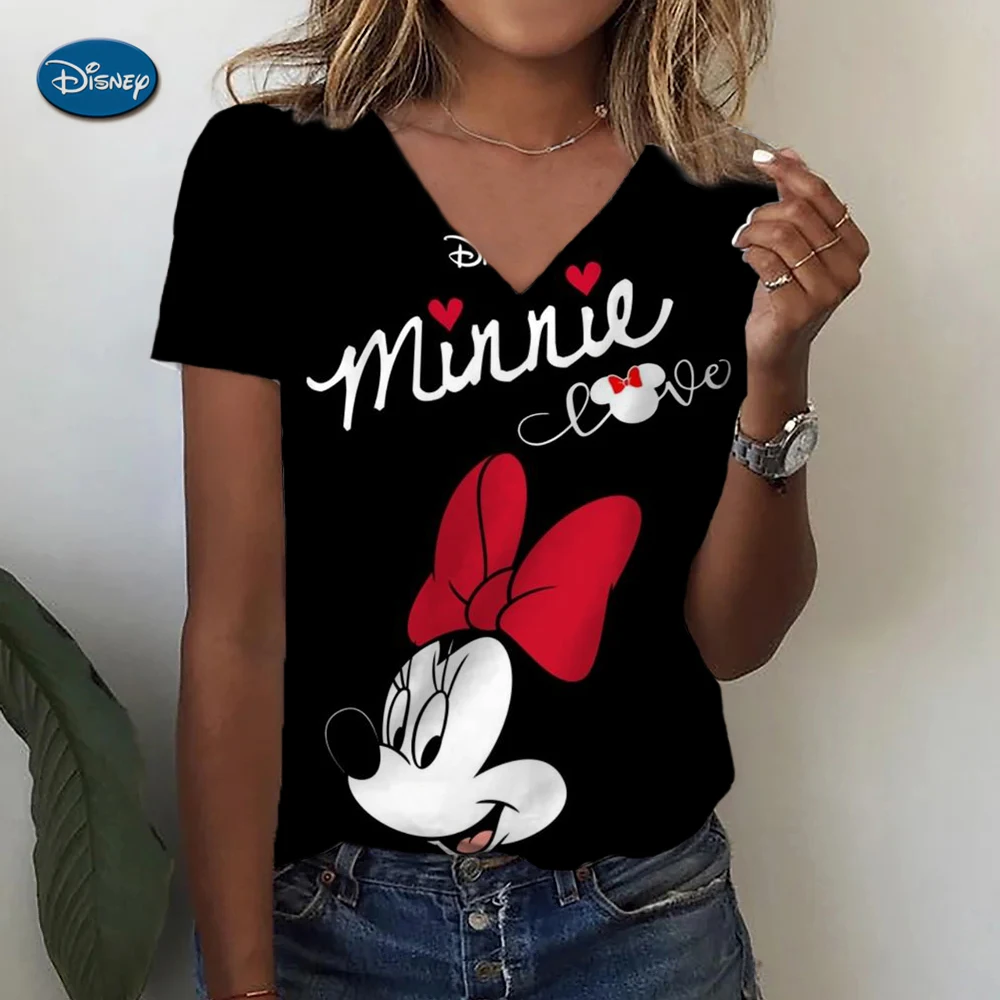Женские футболки disney с микки маусом и 3d принтом - Фотография_3