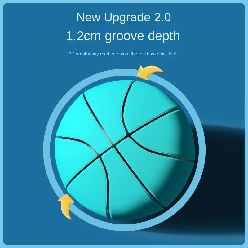 Бесшумный баскетбольный мяч для дома