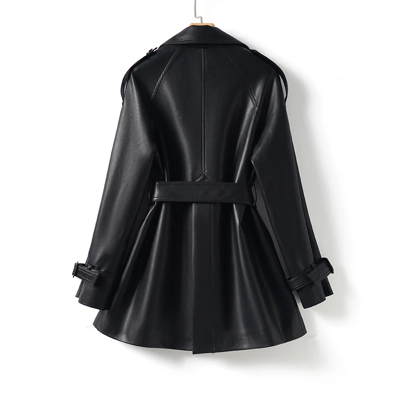 Тренч из натуральной кожи - Фотография_3