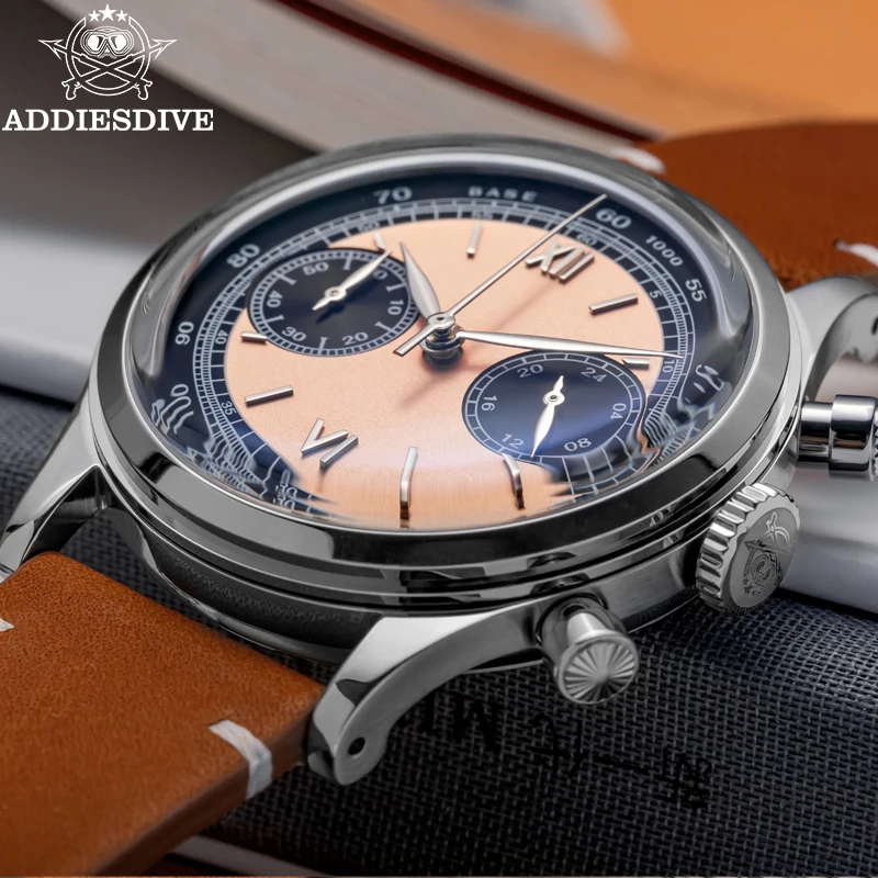 Addiesdive 38 мм кварцевые часы - Фотография_5