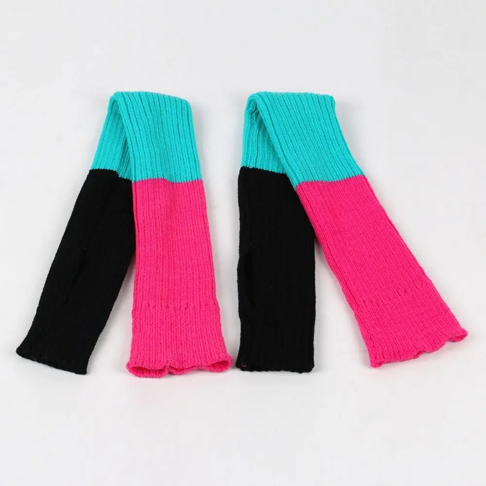 Нежные вязаные шерстяные вязаные гетры - Фотография_5