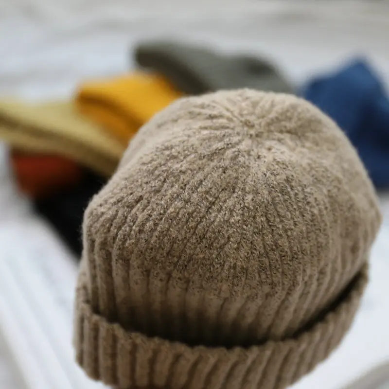 Зимняя теплая детская вязаная шерстяная шапка для детей 2-6 лет - Фотография_3