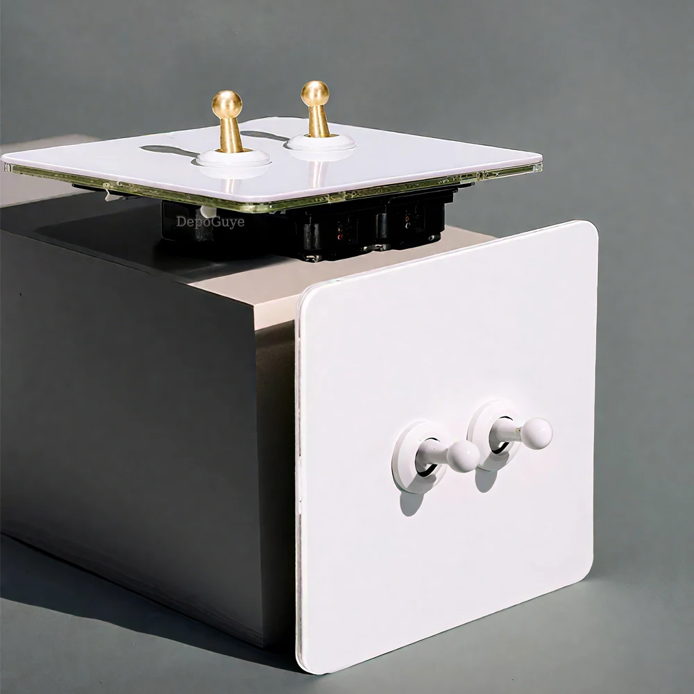 Тумблер белый переключатель из - Фотография_4