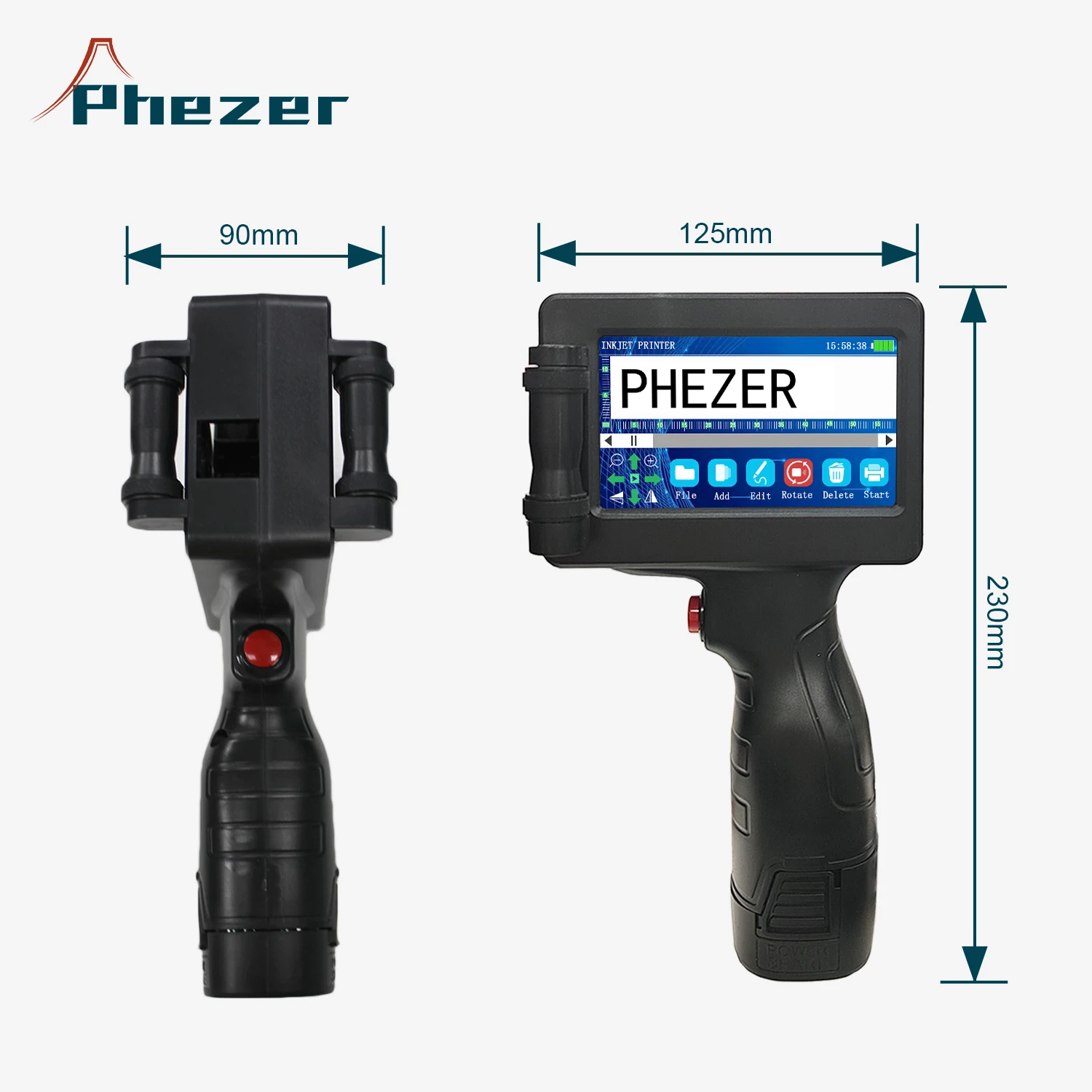 Ручной струйный принтер phezer p17 - Фотография_5