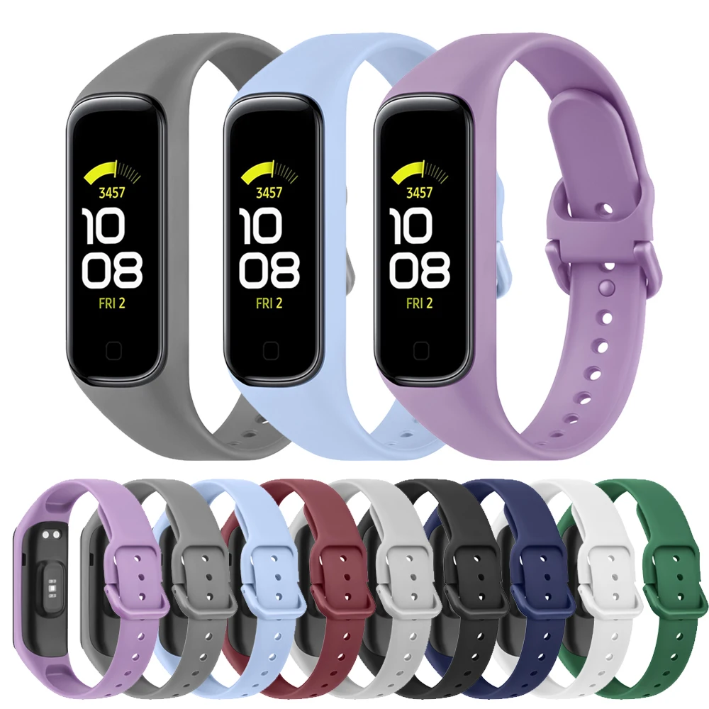 Мягкий силиконовый ремешок для samsung galaxy fit 2