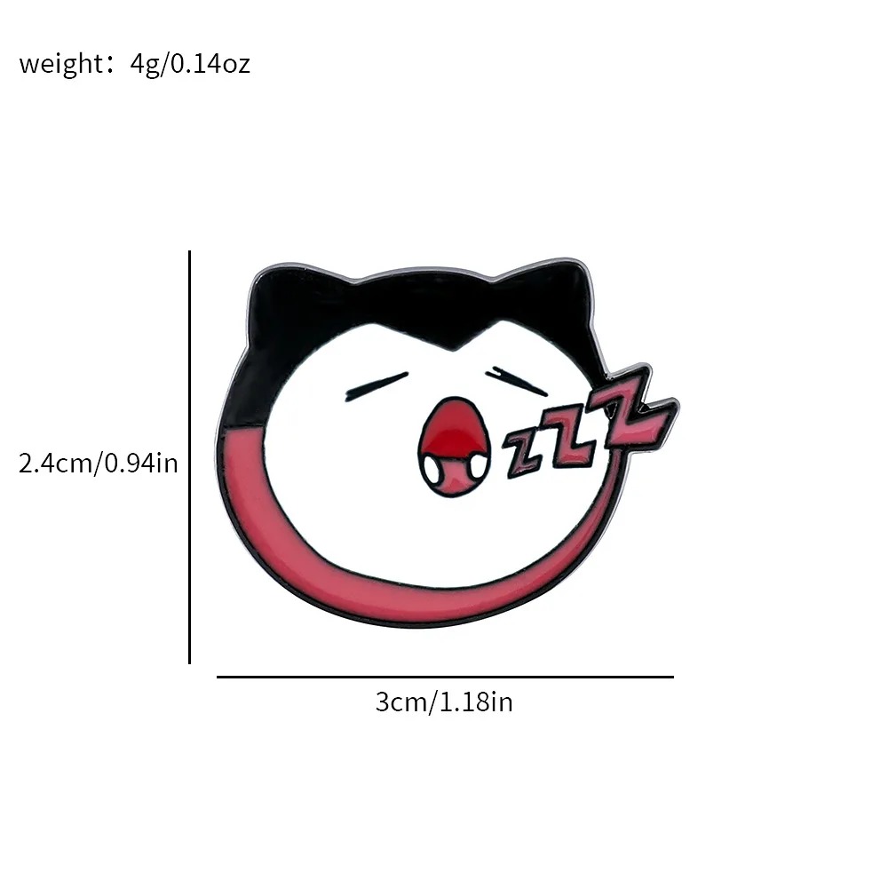9 стилей, брошь в стиле аниме «покемон снорлакс» - Фотография_5