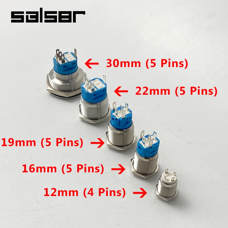 Мм металлический кнопочный переключатель - Фотография_2