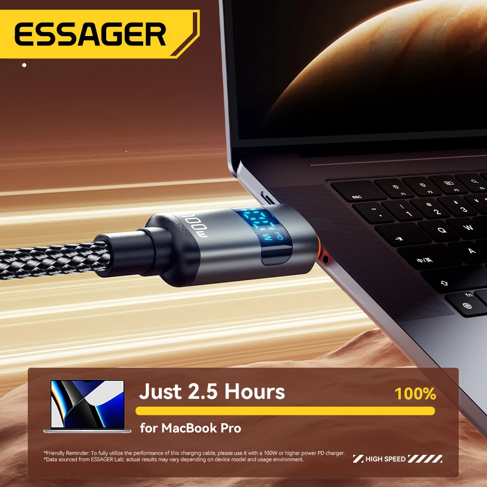 Essager цифровой дисплей usb type - Фотография_3