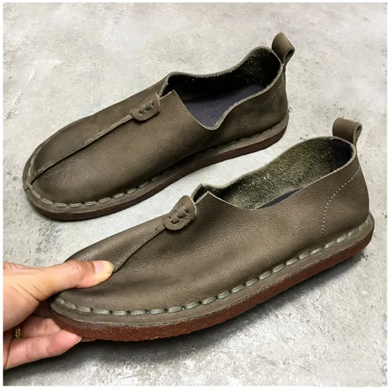 Босиком, мужские оксфорды из натуральной кожи