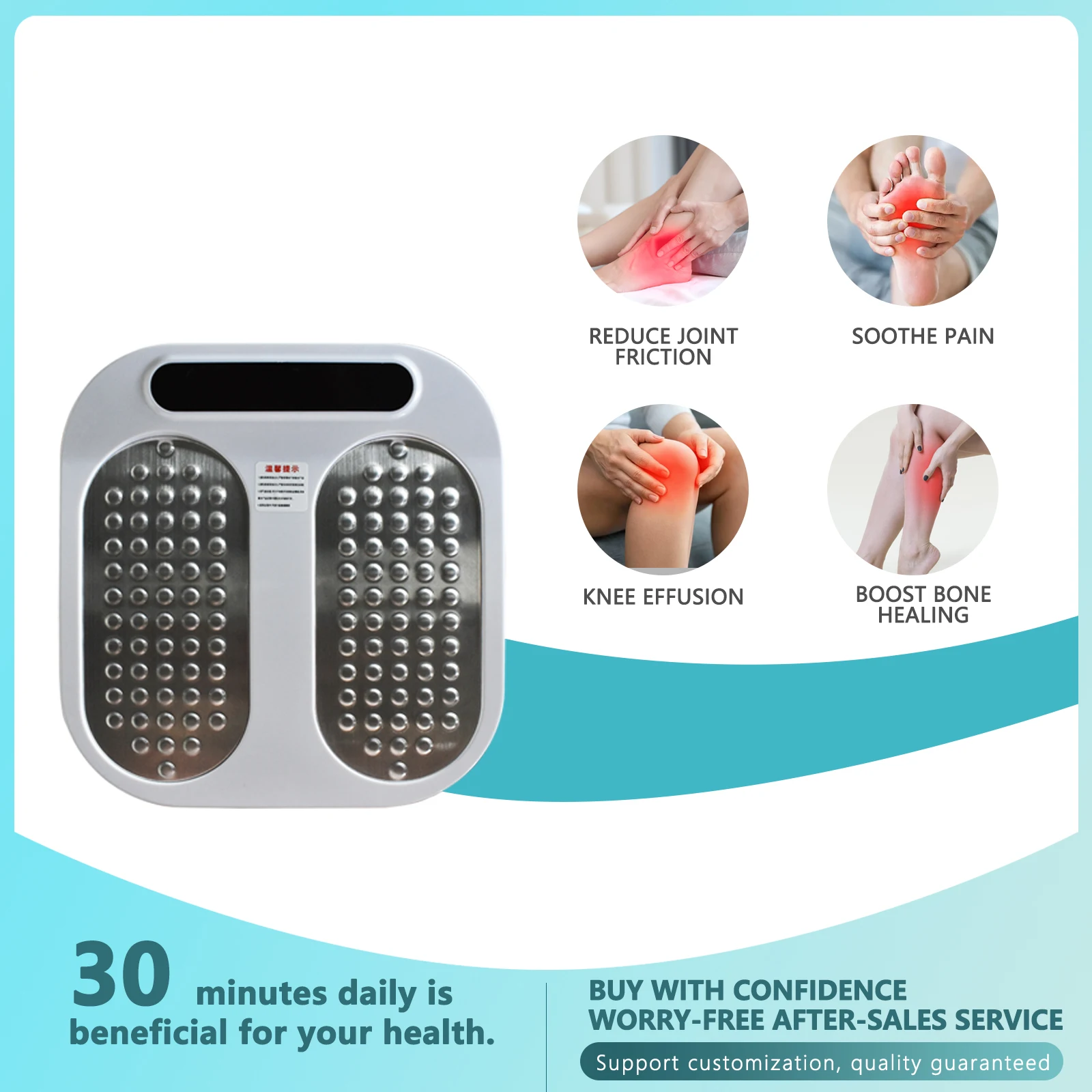 Tera p90 p100 терагерцовый биоэнергетический магнитный массажер для ног - Фотография_2