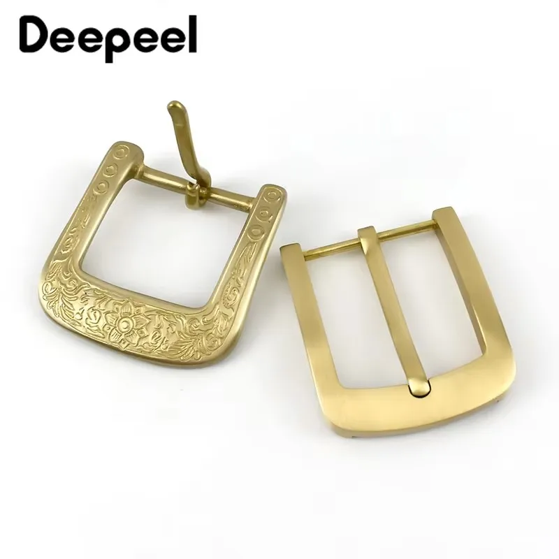 Deepeel 40 мм латунные пряжки для ремня с одной пряжкой для пояса - Фотография_4