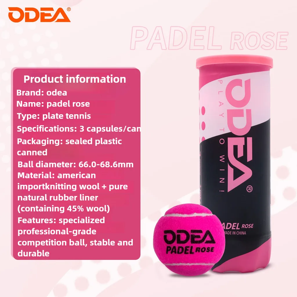 Odea padel balls розовые - Фотография_3