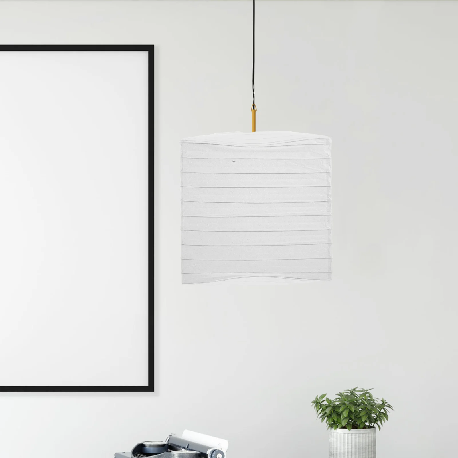 Складные бумажные фонарики белые - Фотография_2