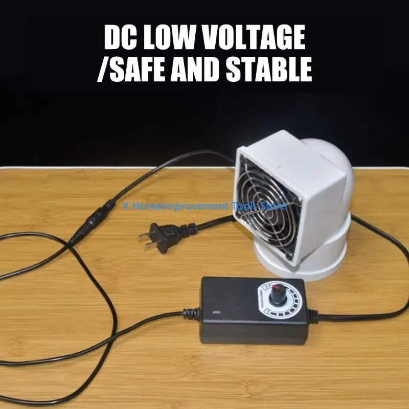 Мощный трубопроводный вытяжной вентилятор 12 в - Фотография_4