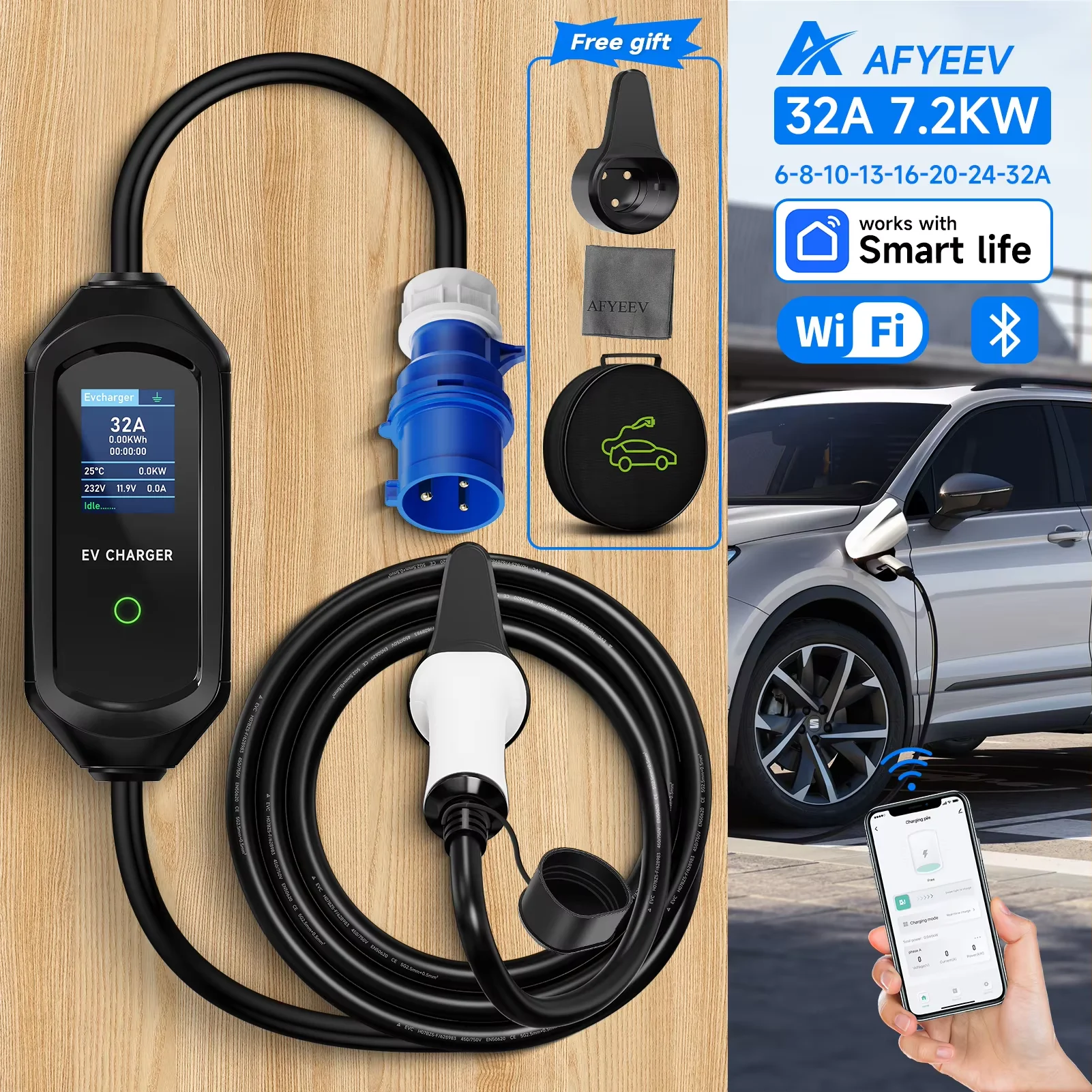 Afyeev 32a 7,2 квт портативное