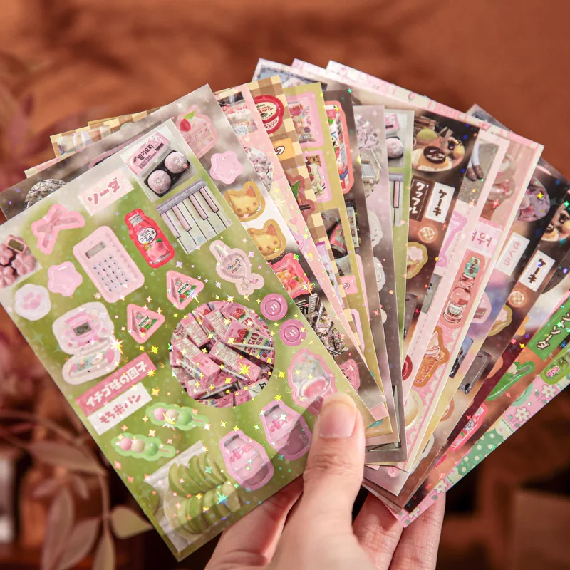 30 pages retro cute y2k food cut - Фотография_2