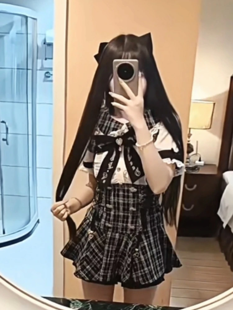 Preppy style sweet kawaii элегантный - Фотография_3