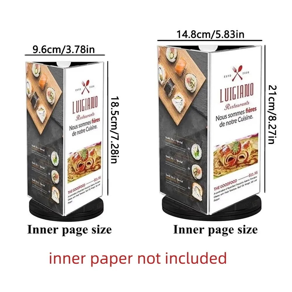 Вращающийся на 360 градусов держатель меню - Фотография_5