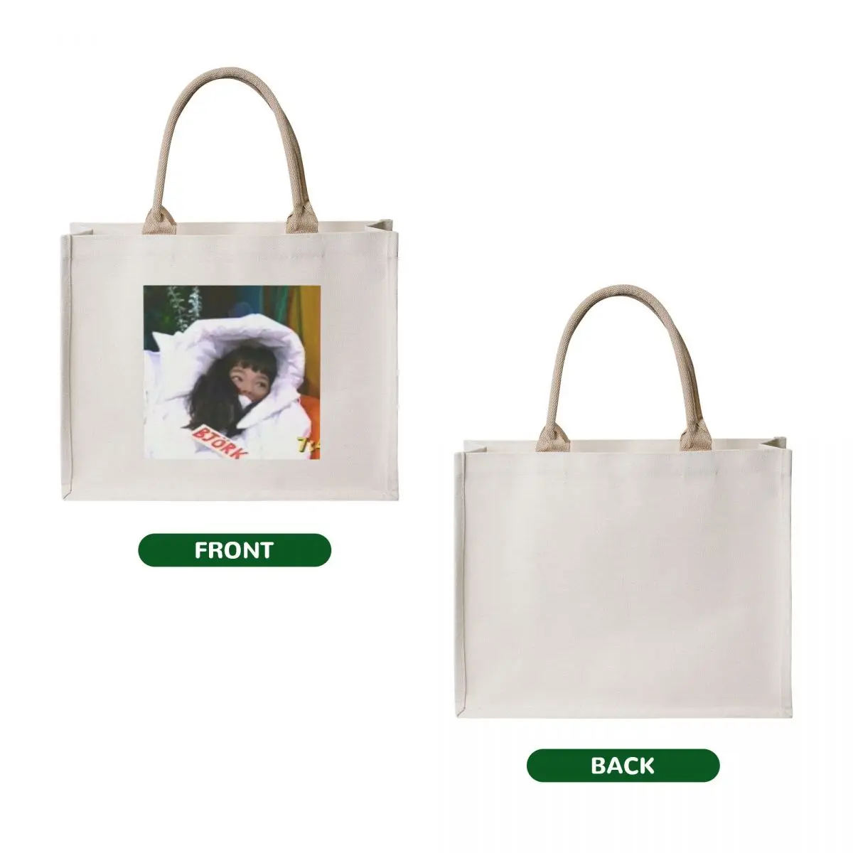 Bj?rk tote bag экологические сумки - Фотография_2