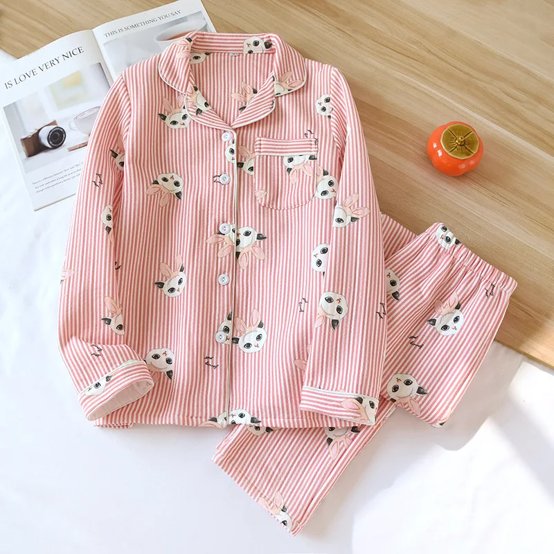 Новые осенние и зимние пижамы из двух частей - Фотография_2