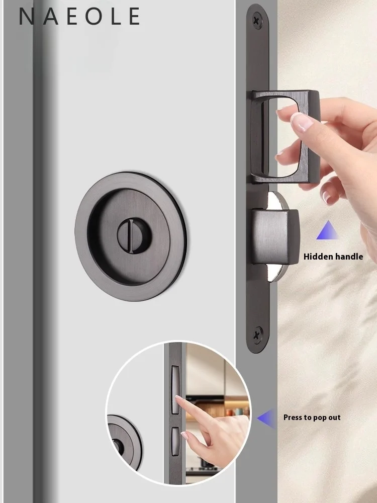 Карманный деревянный замок для раздвижной двери