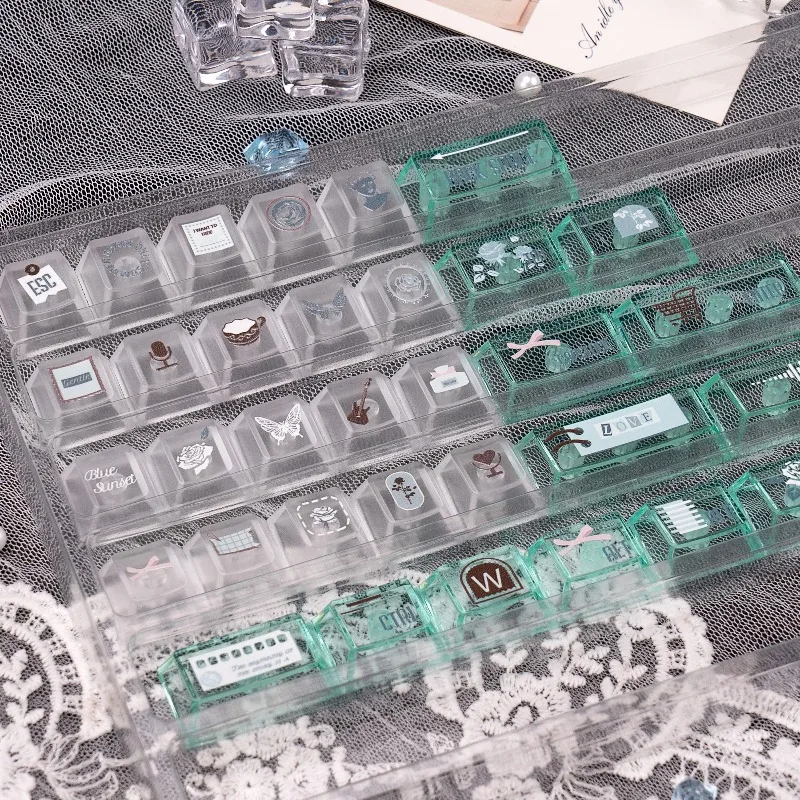 Набор колпачков для клавиш mint manbo - Фотография_6