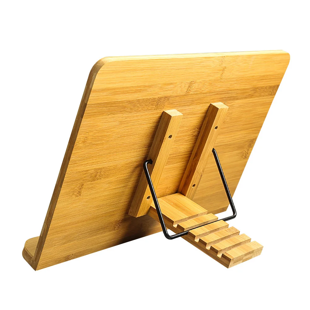 Регулируемая деревянная подставка для книг
