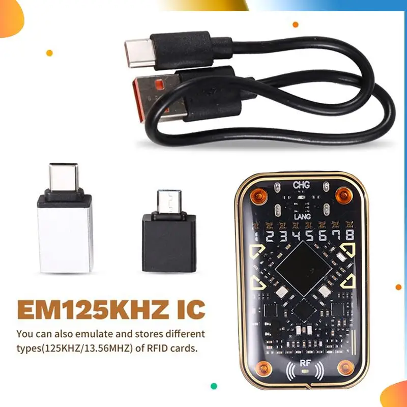 B48a chameleon ultra v2.0 rfid смарт-чип-эмулятор 125 кгц 13 - Фотография_5