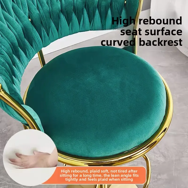 Легкий роскошный барный стул - Фотография_3