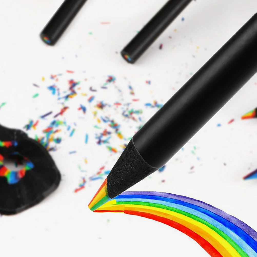 Цветные карандаши с черным корпусом - Фотография_6